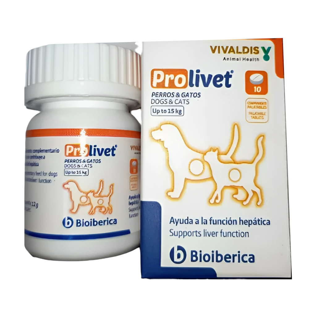 Vivaldis Prolivet Tablet for Medium Dogs and Cats (pack of 10 tablets) image 2