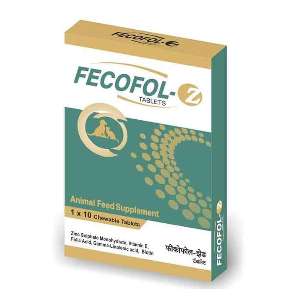 Corise Fecorise Z Tablet for Dogs and Cats (Pack of 10 Tablets)