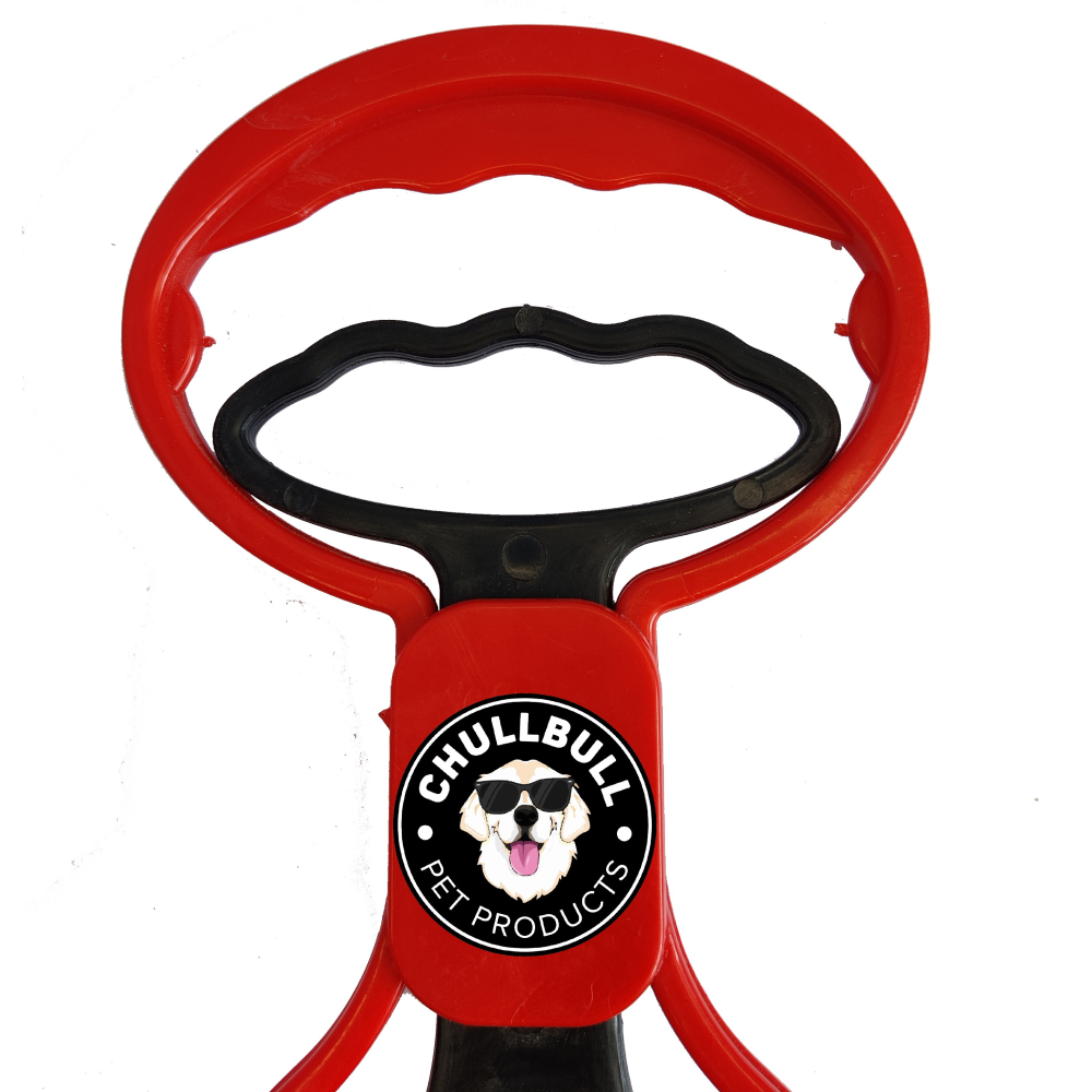Chullbull Foldable Potty Scooper for Dogs (Red) image 3