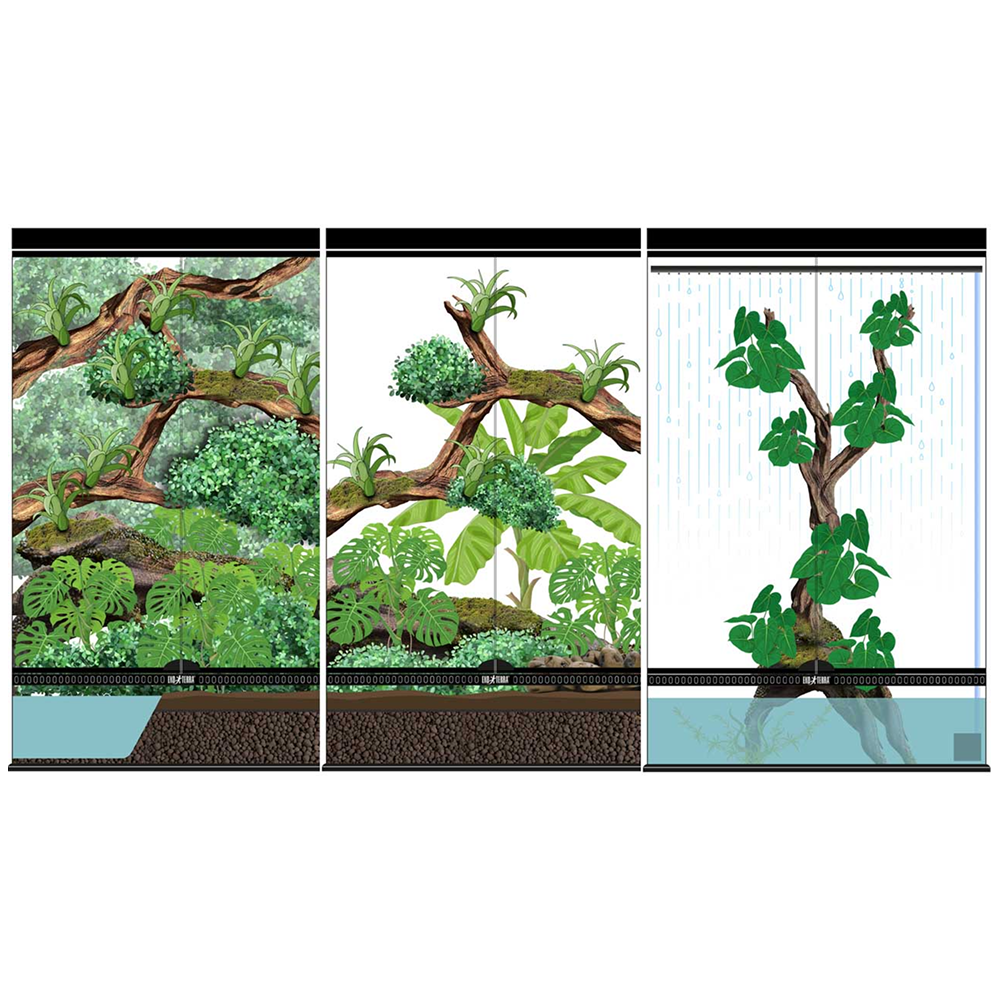Exoterra Natural Terrarium Nano Wide Aquarium image 2