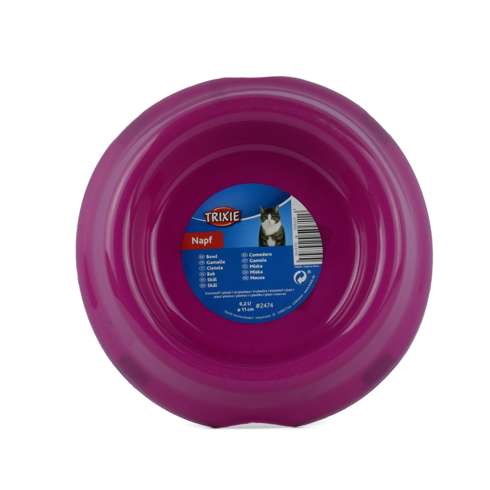 Trixie Non Slip Plastic Bowl for Cats (Purple) image 5