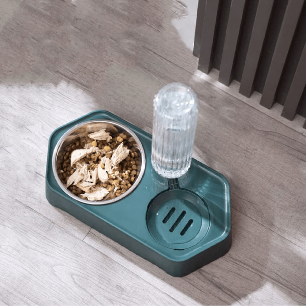 Emily Pets Automatic Water Dispenser Double Bowls for Dogs and Cats (Blue) image 4