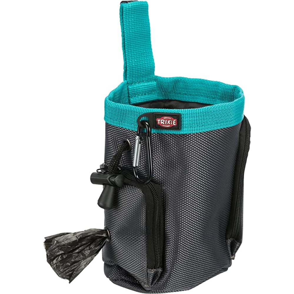 Trixie Baggy 2 in1 Snack Bag for Dogs and Cats (Grey) image 2