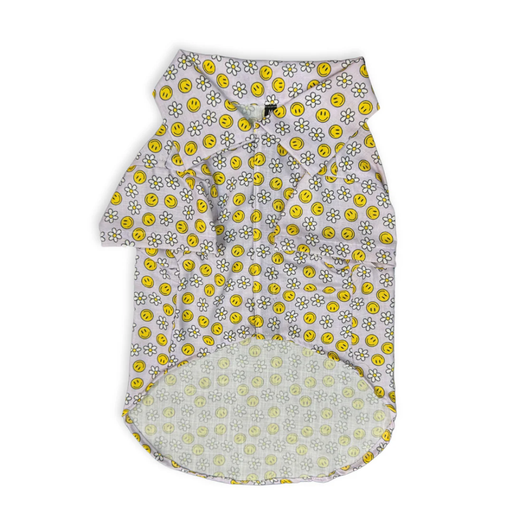 Pawgypets Smiley O Clock Shirt for Dogs (Lavender) image 3