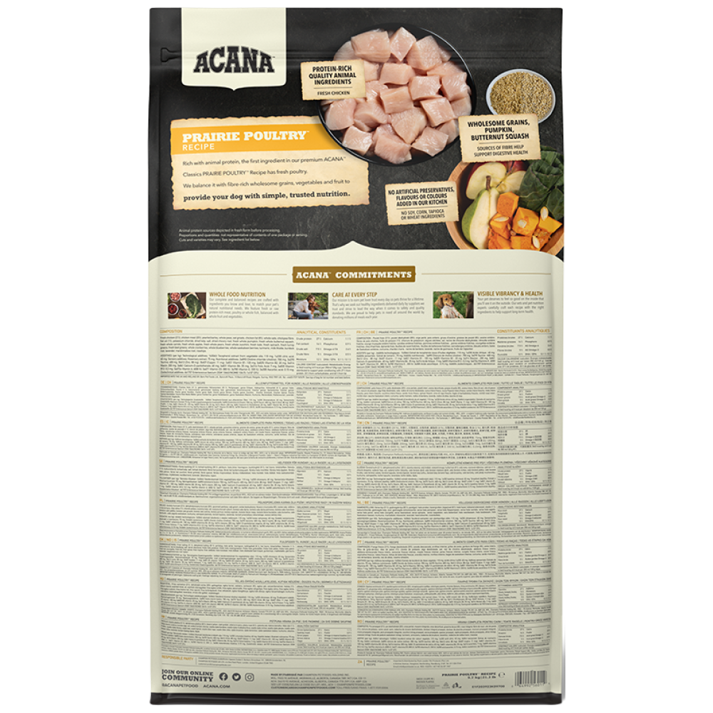 Acana Classic Prairie Poultry Dog Dry Food (All Breeds and Ages) image 5