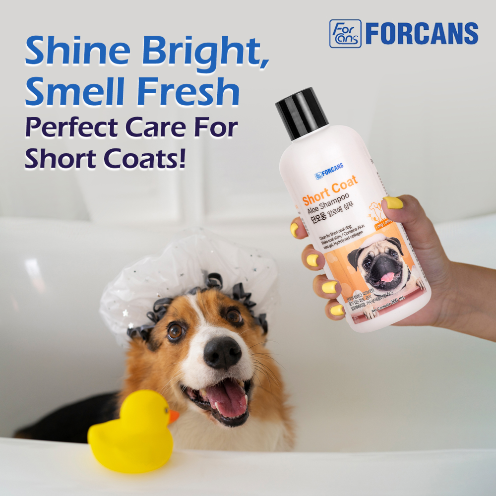 Forcans Aloe Short Coat Shampoo for Dogs