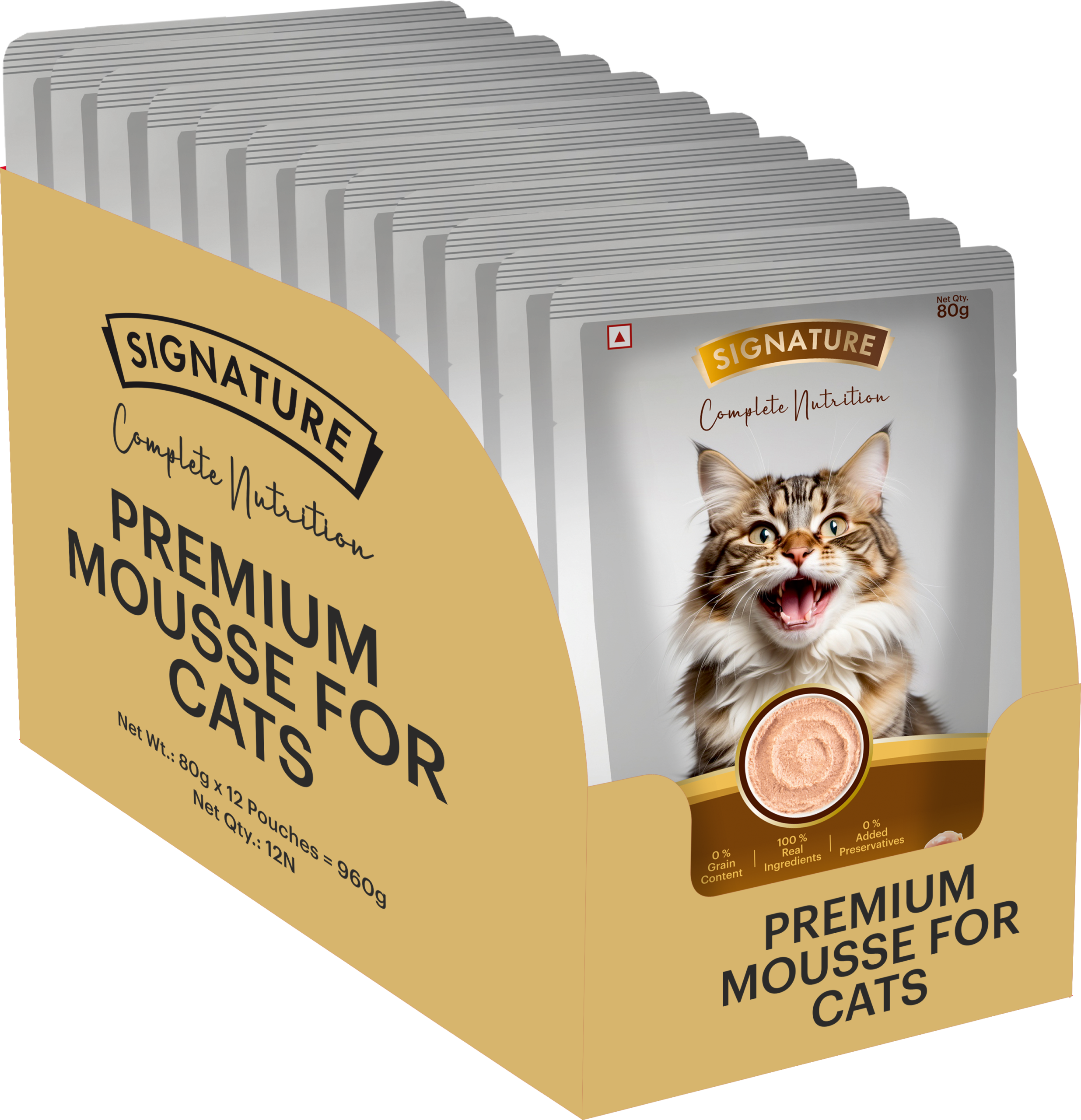 Signature Grain Zero Chicken Mousse Adult Cat Wet Food image 1