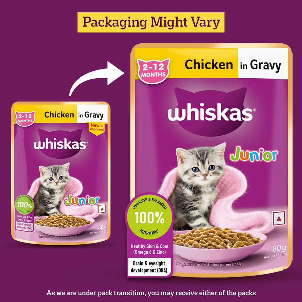 Whiskas Chicken in Gravy Meal Kitten Cat Wet Food image 10