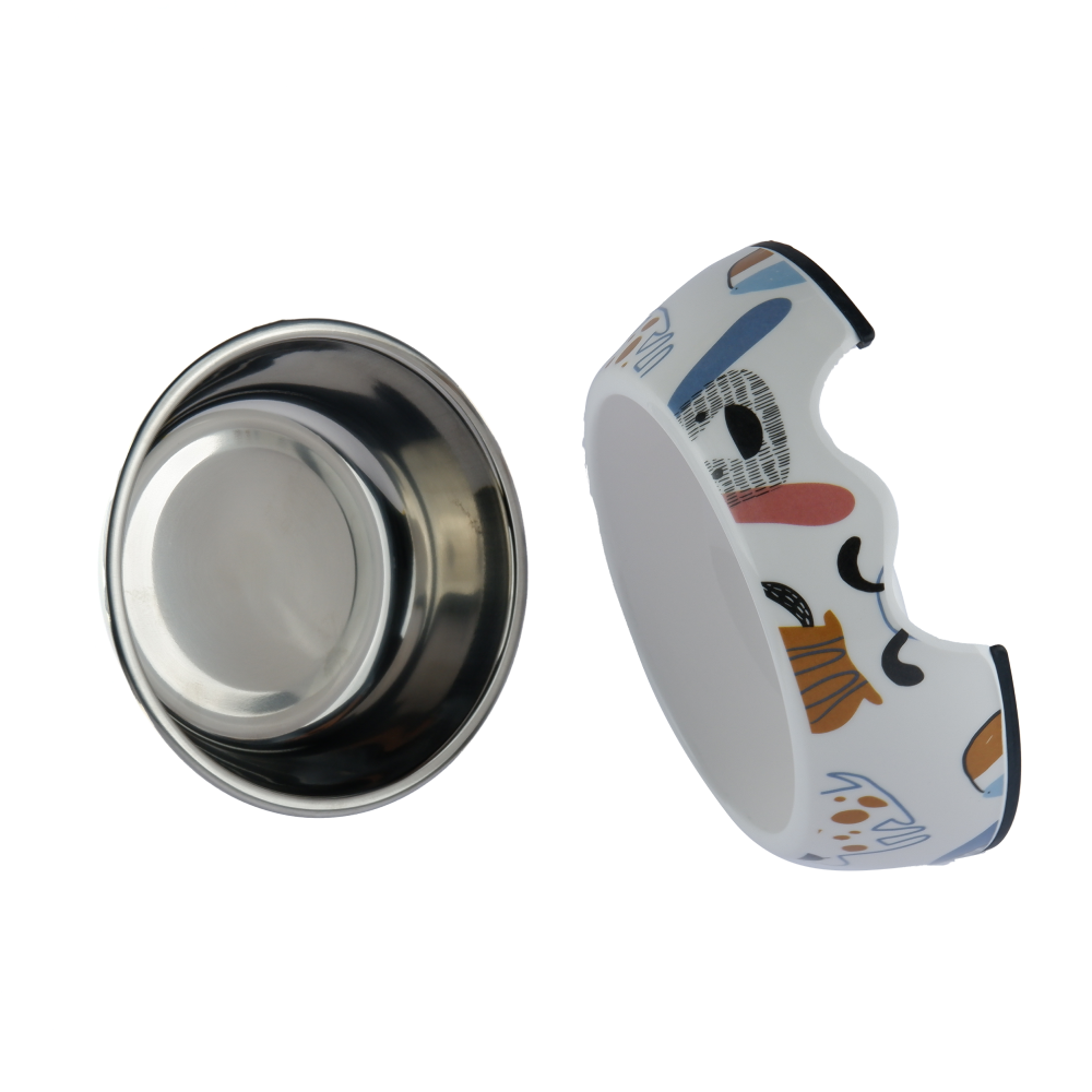 Pet Vogue Cartoon Pattern Colourful Bowl for Dogs and Cats image 4