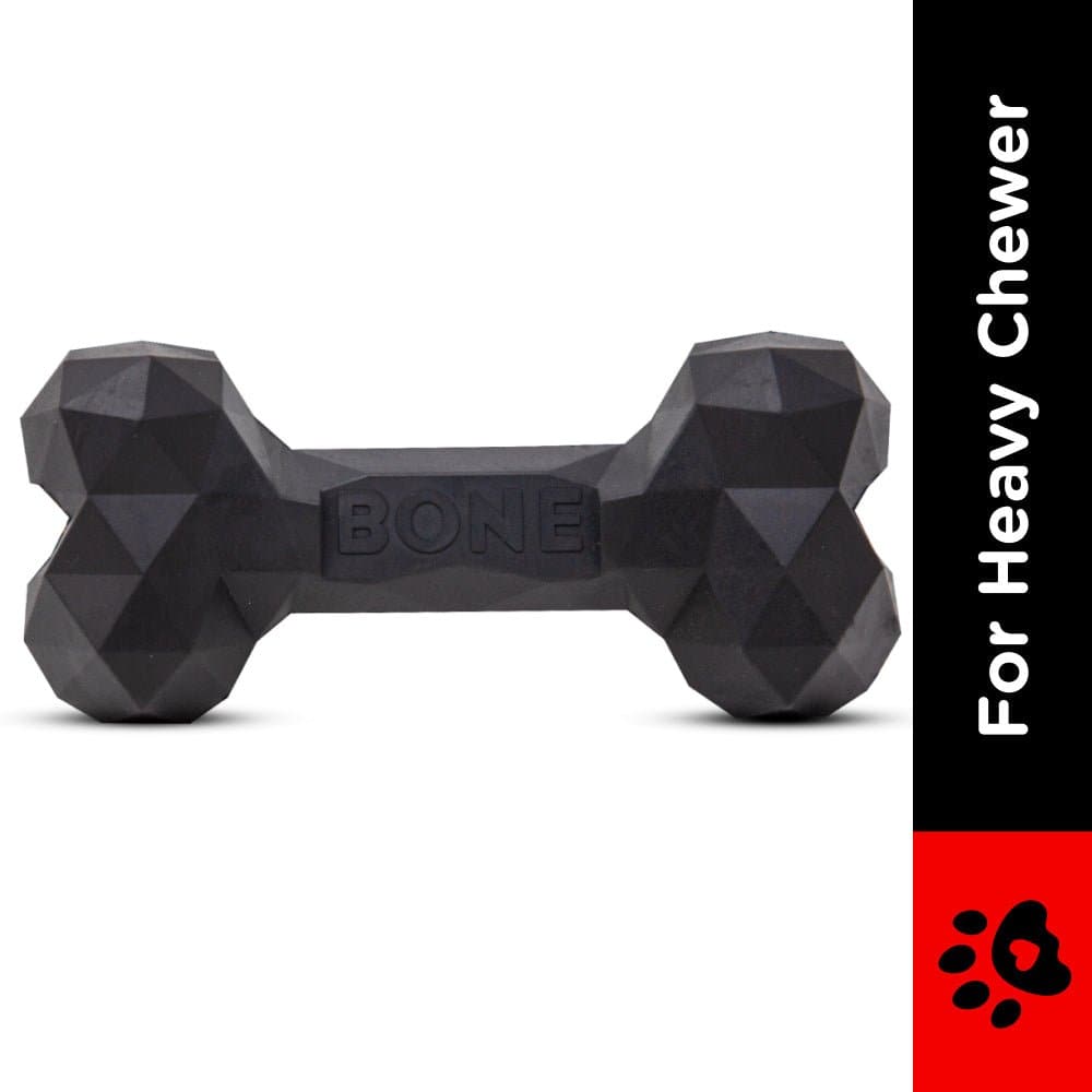 Barkbutler Chu the bone Treat Dispensing Toy for Dogs (Black) image 2