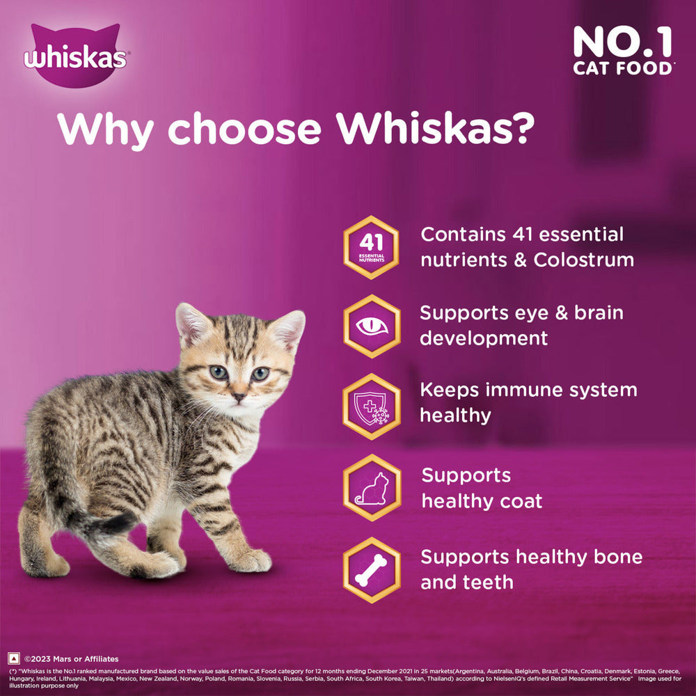 Whiskas Ocean Fish Kitten/Mother and Baby Cat Dry Food image 6