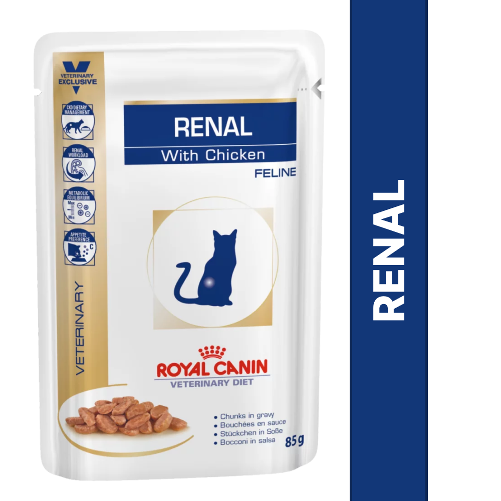 Royal Canin Veterinary Diet Renal Chicken Adult Cat Wet Food image 3
