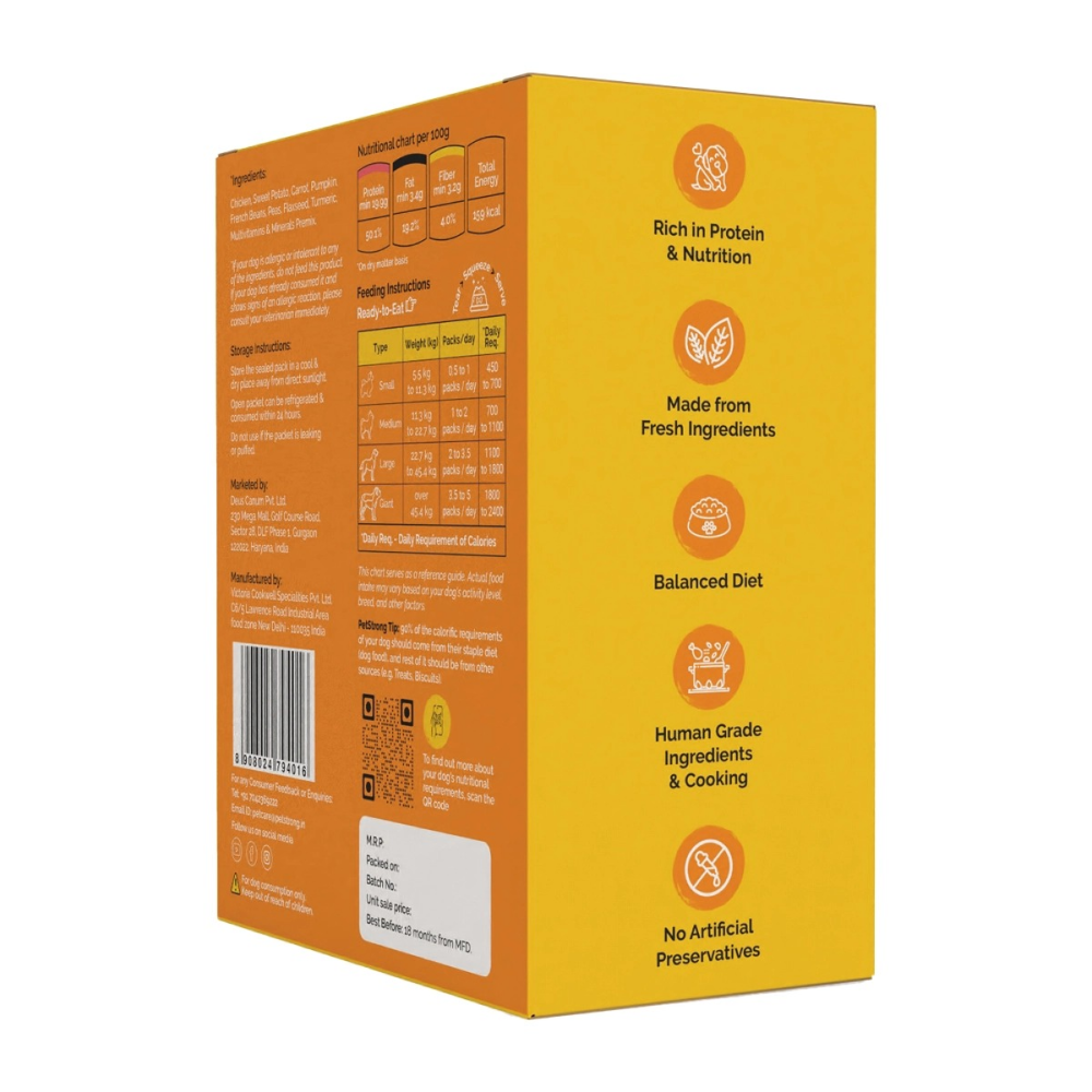 PetStrong Chicken and Pumpkin Grain Free Fresh Food for Dogs image 10