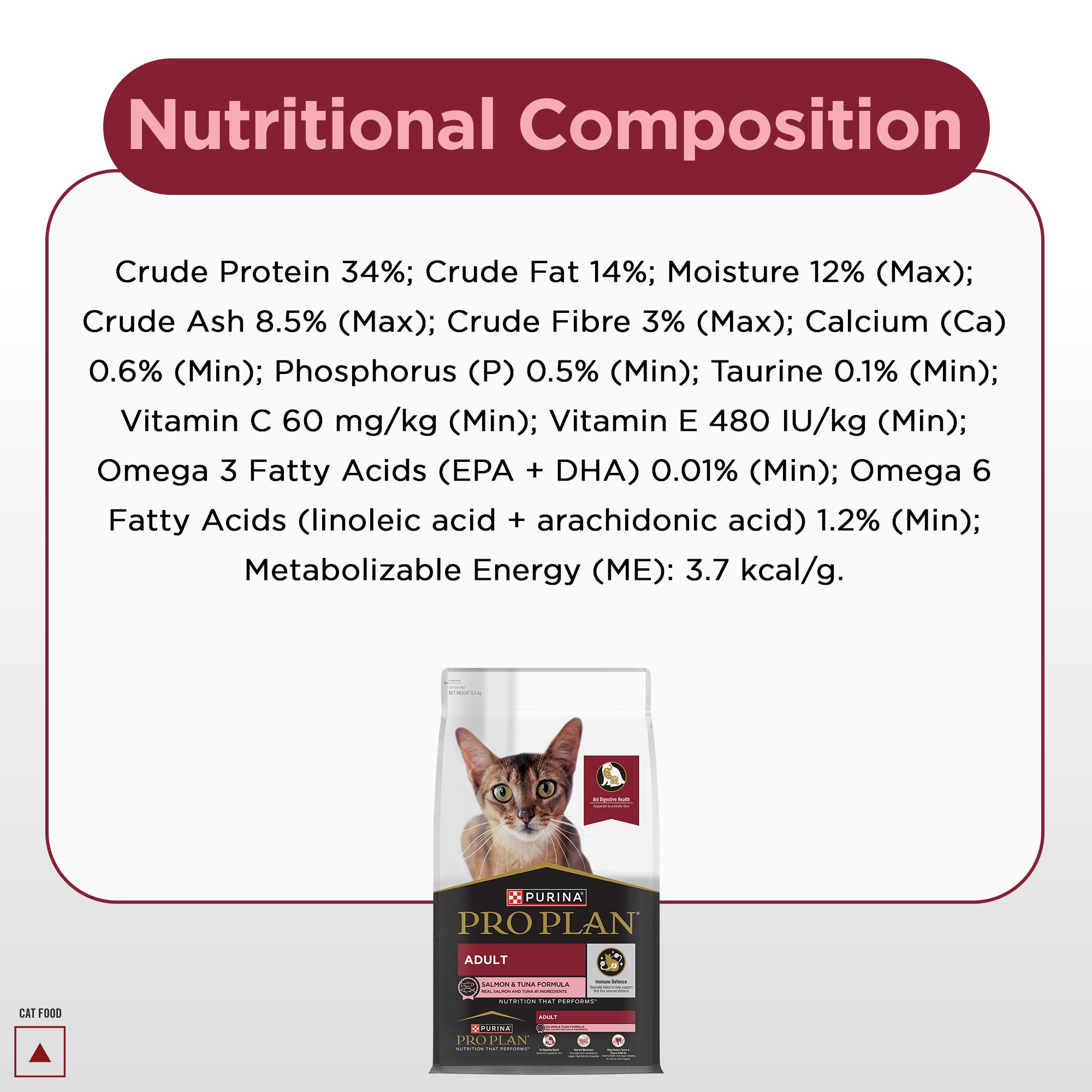 Pro Plan Salmon Tuna Flavoured Adult Cat Dry Food image 9