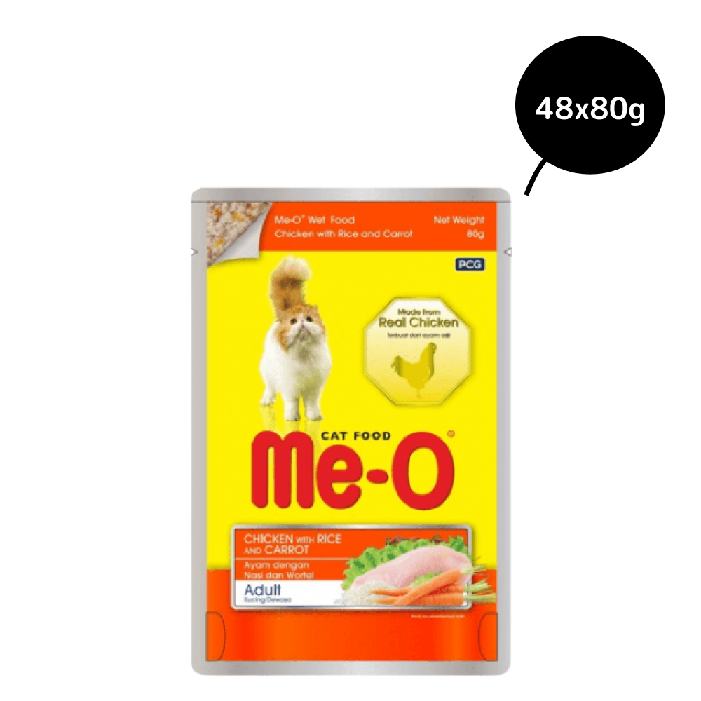 Me O Chicken with Rice & Carrot Adult Cat Wet Food image 2