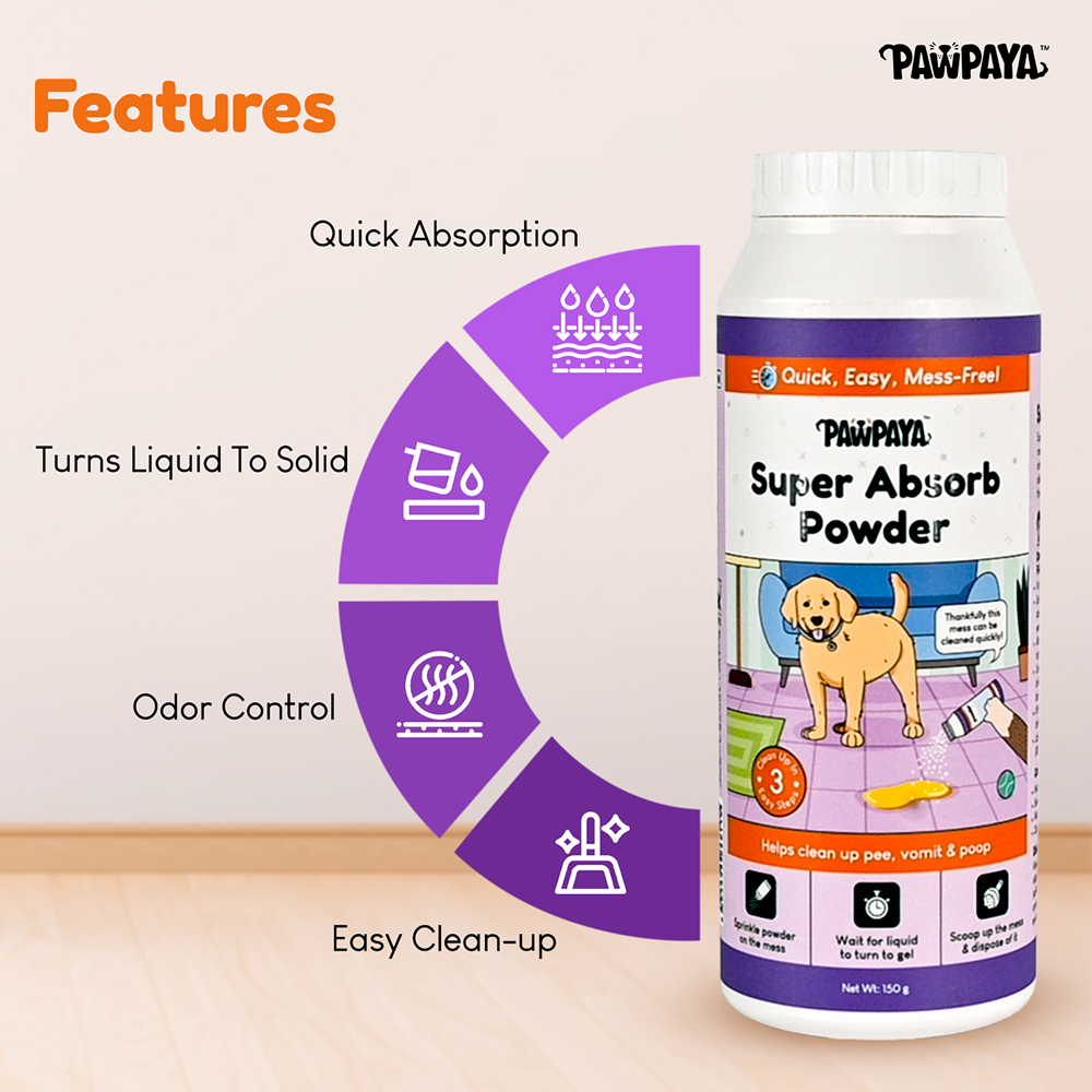 Pawpaya Pee Lock Powder for Dogs and Cats image 3