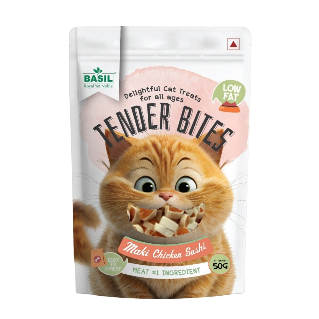 Basil Tender Bites Maki Sushi Cat Treats image 6