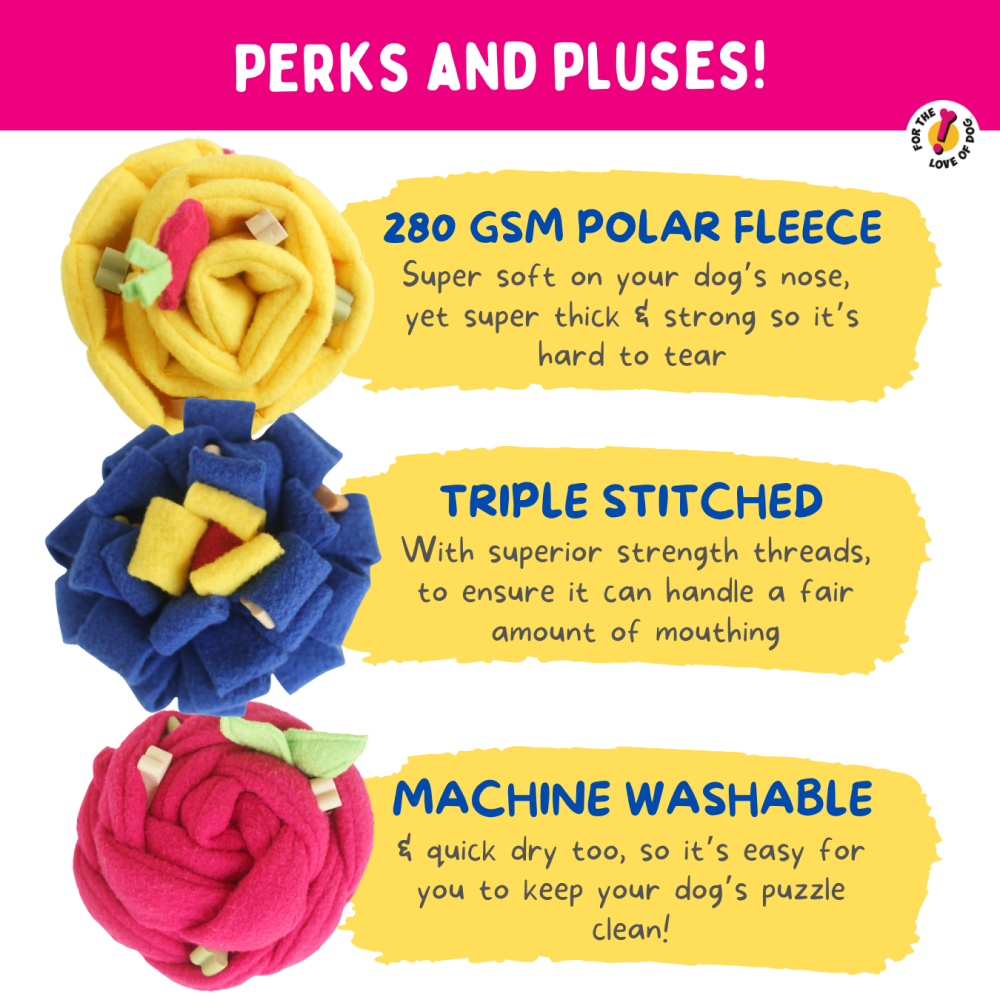 For The Love Of Dog Pink Lemonade Snuffle Pupcake Toy for Dogs image 3