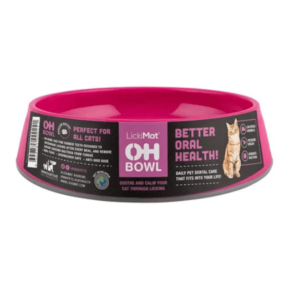 LickiMat OH Bowl Slow Feeder for Cat (Pink) image 3