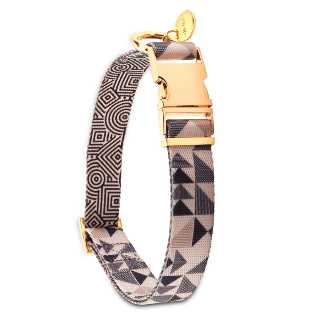 Glucklich Printed Polyester Adjustable Pet Collar for Dogs (Ohio) image 4