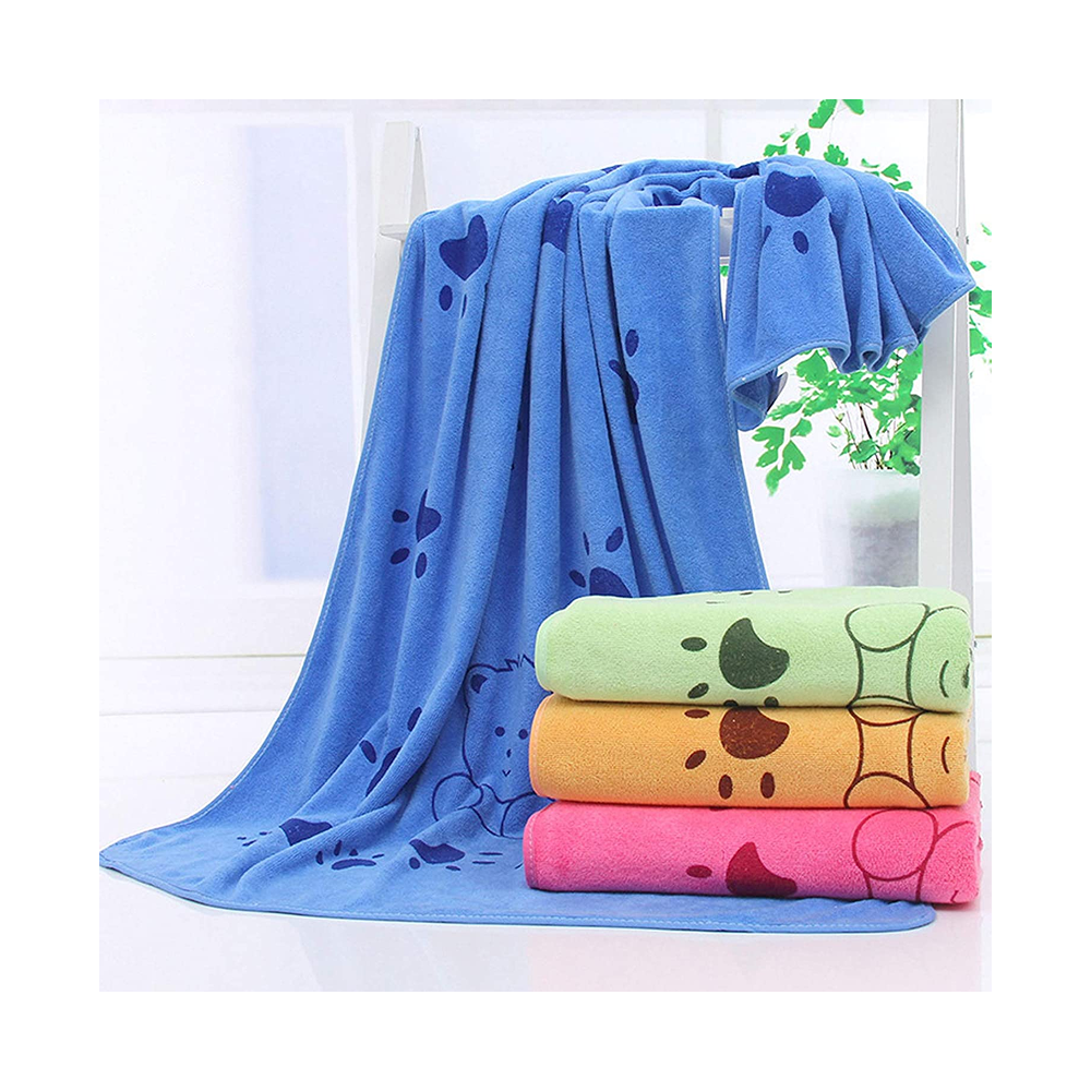 KUTKUT Looluuloo Microfiber Drying Towels for Dogs (Blue) image 2
