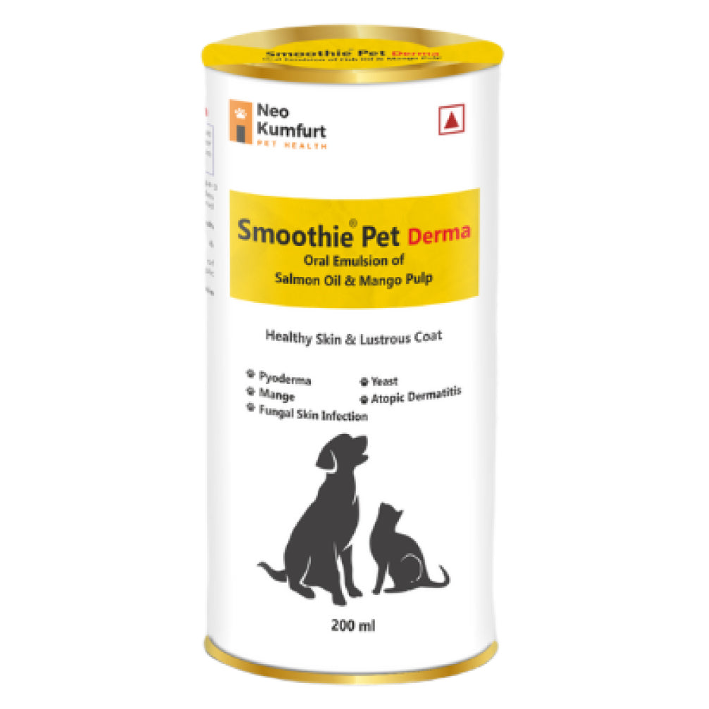 Neo Kumfurt Smoothie Pet Derma for Healthy Skin & Coat for Dogs and Cats (200ml) image 2