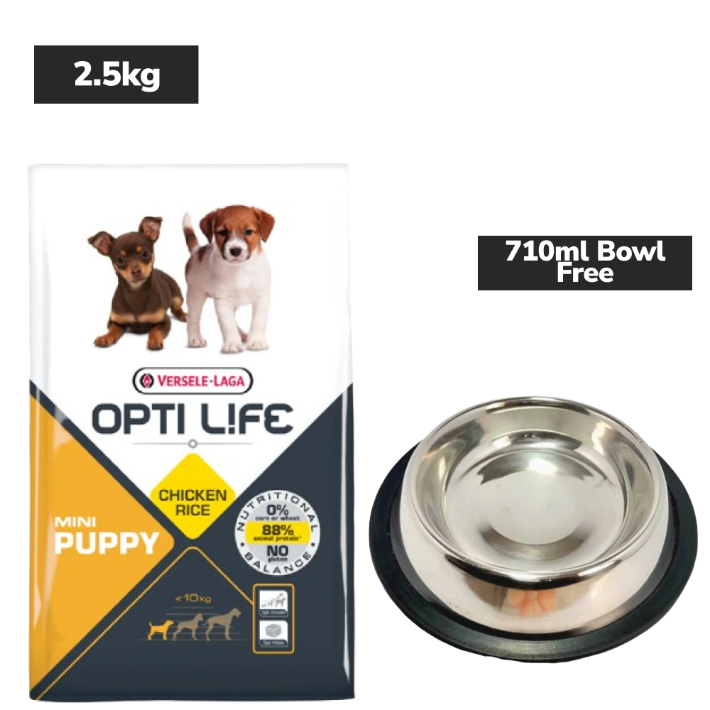 Versele Laga Opti Life Chicken & Rice Mini Puppy Dry Food image 2