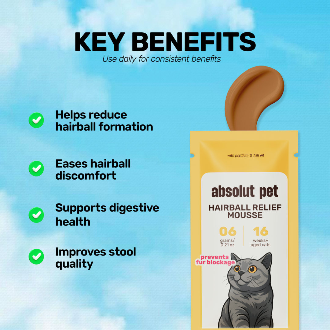 Absolut Pet Hair Ball Relief Creamy Supplements for Cat image 2