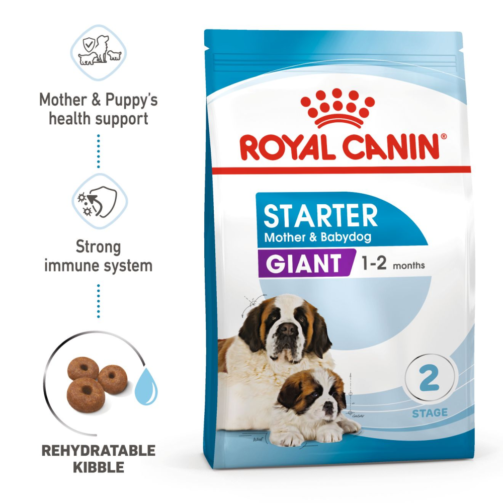 Royal Canin Giant Breed Dog and Puppies Starter Dog Dry Food image 2