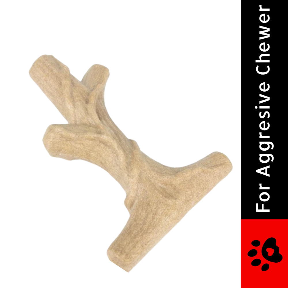 Talking Dog Club Branch Out Wood Heavy Chew Toy for Dogs (Brown) image 2