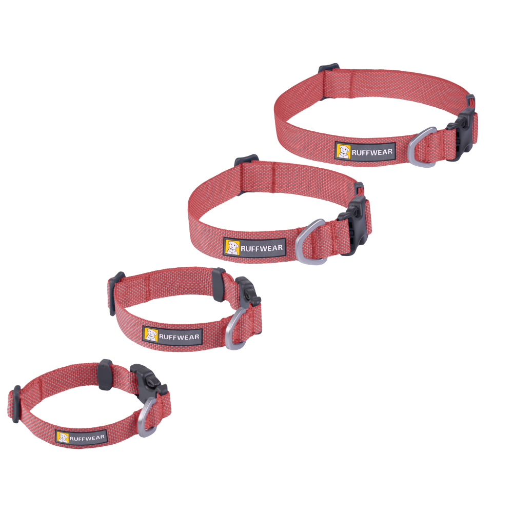 Ruffwear Hi & Light Lightweight Collar for Dogs (Salmon Pink) image 3