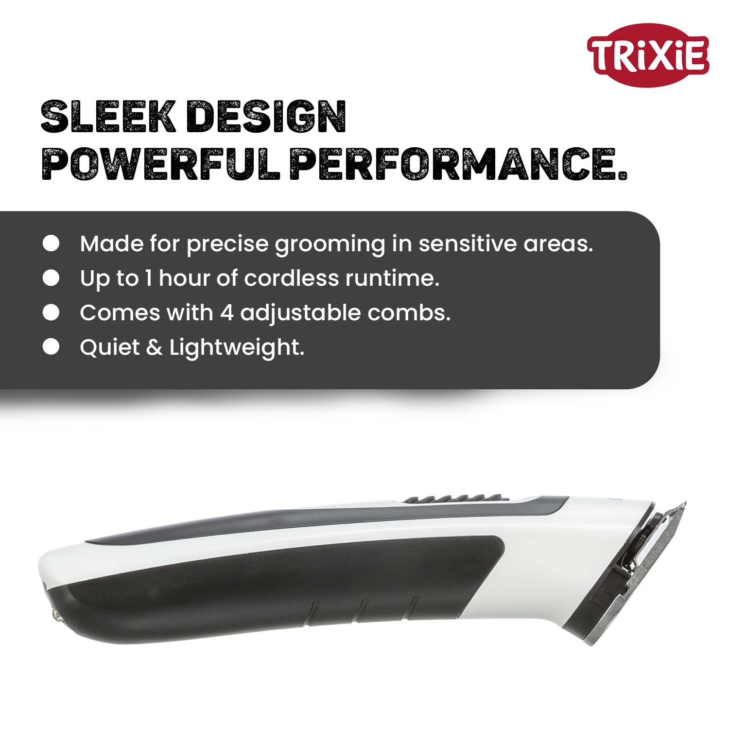 Trixie TR500 Slim Cordless Hair Clipper for Dogs and Cats image 3