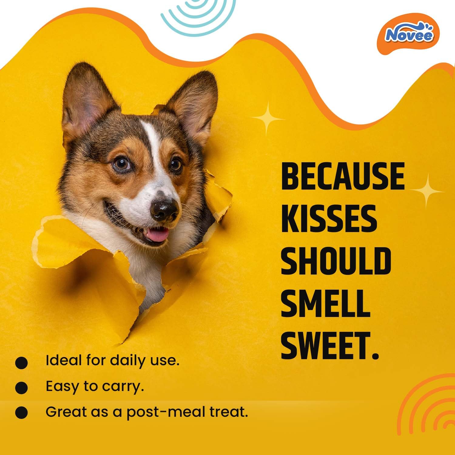 Novee Mini Dental Care Stick Treats for Dogs image 3