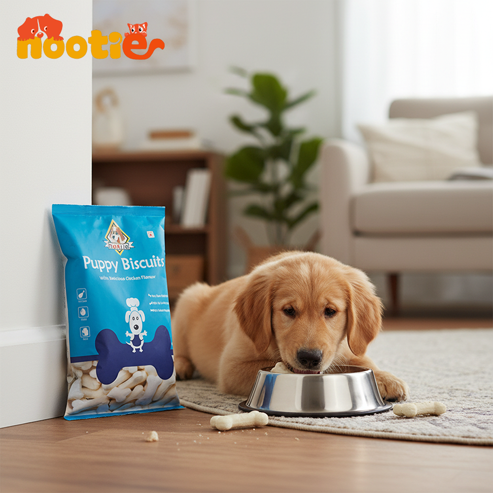 Nootie Chicken & Egg Milk Biscuits Puppy Dog Treats image 6
