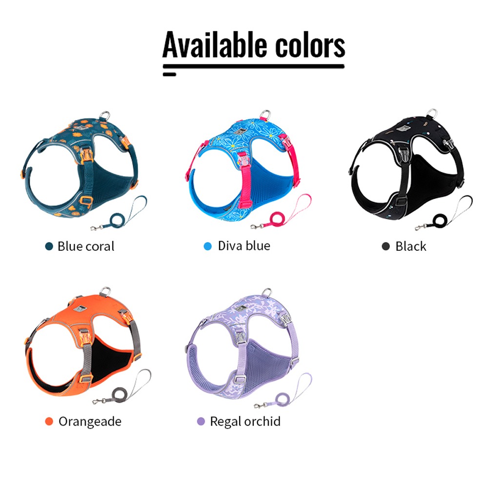 Truelove Ultra Light Harness & Leash Set for Small Dogs (Diva Blue) image 8