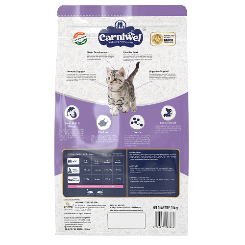 Carniwel Fresh Fish and Shrimp For Kitten Cat Dry Food image 9