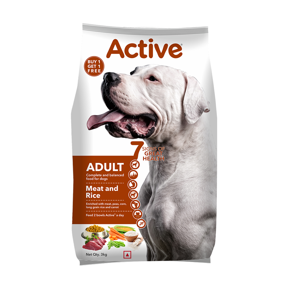 Active Meat and Rice Adult Dog Dry Food (Buy 1 Get 1) image 10