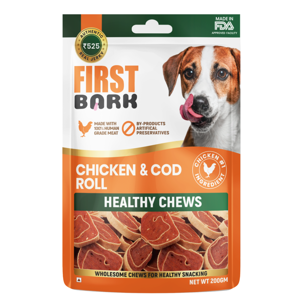 First Bark Chicken Cod Roll Dog Treats image 10
