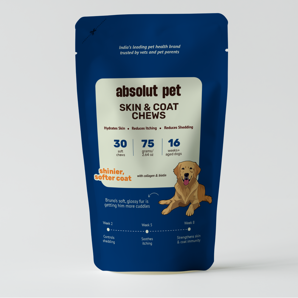 Absolut Pet Skin & Coat with Collagen and Biotin Dog Supplements image 1