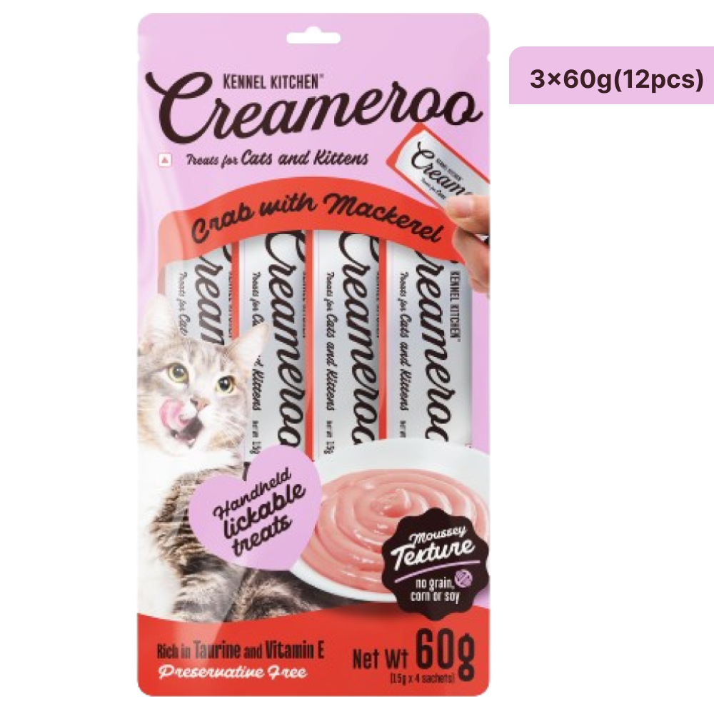 Kennel Kitchen Creameroo Crab with Mackerel Creamy Cat Treats image 10
