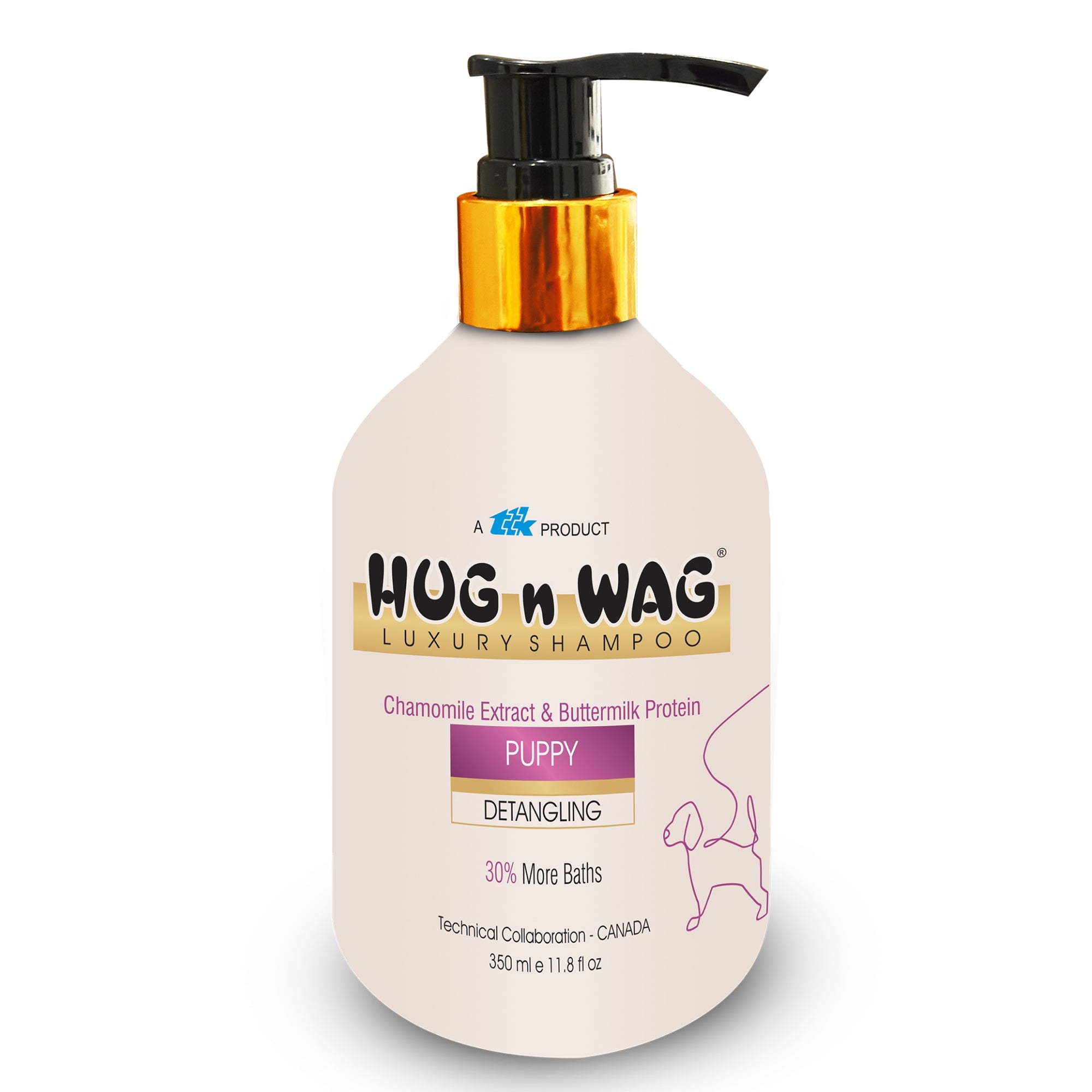 Ttk Hug n Wag Luxury Puppy Shampoo with Hyaluronic acid