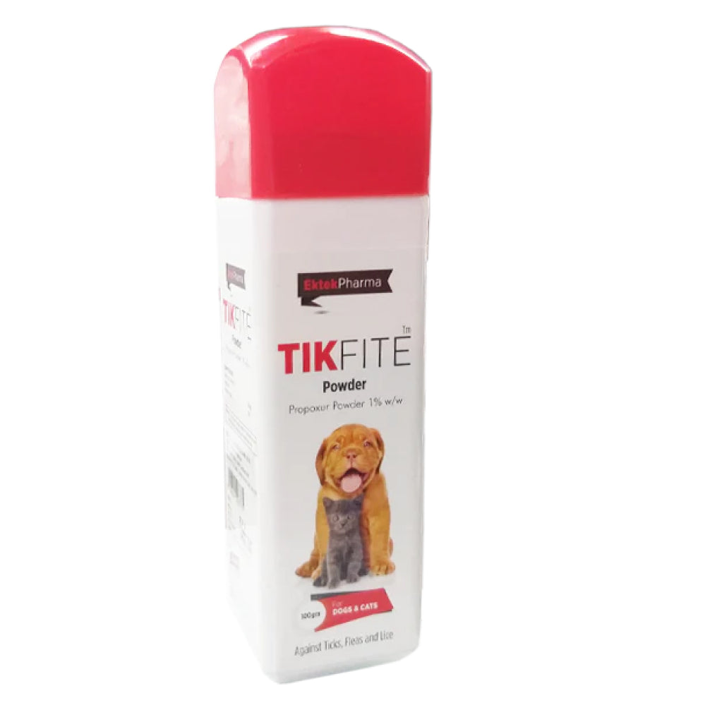 Ek Tek Tikfite Dusting Propoxur Powder for Dogs and Cats