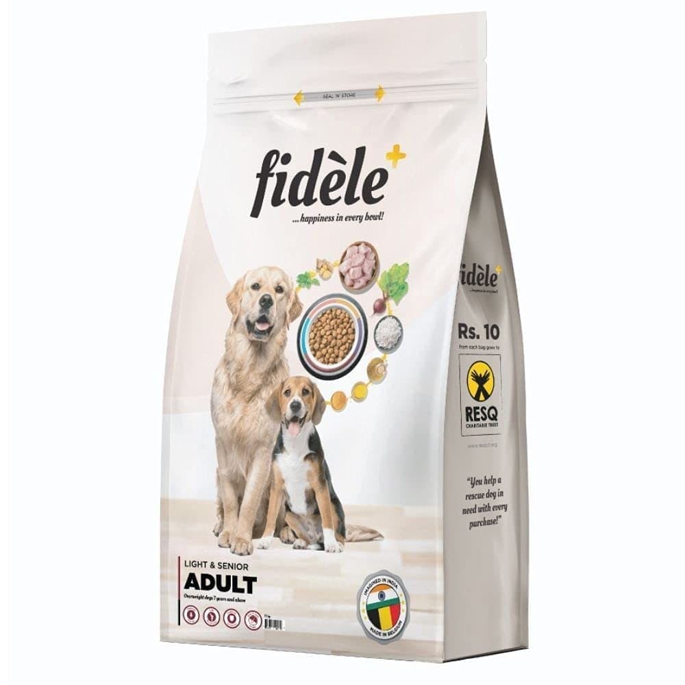 Fidele Plus Adult Light & Senior Dog Dry Food image 5