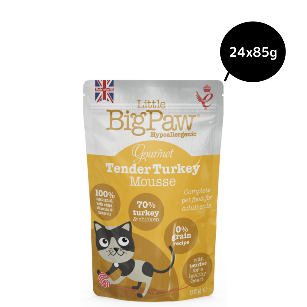 Little Big Paw Tender Turkey Mousse Cat Wet Food image 5