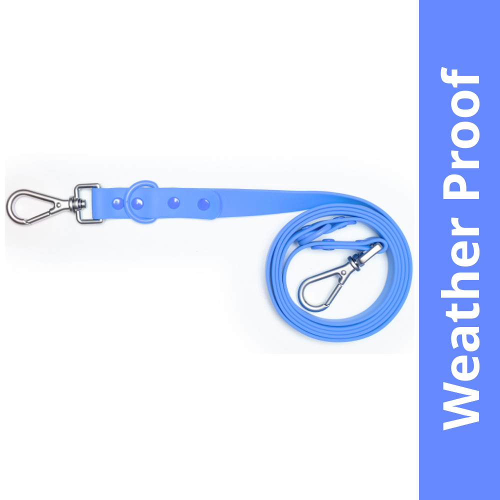 Furry & Co Weatherproof Leash for Dogs (Everest Blue)