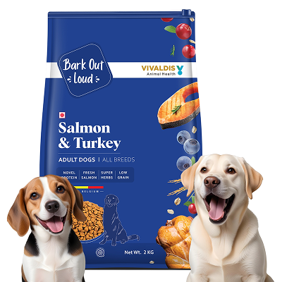 Bark Out Loud Salmon & Turkey Adult Dog Dry Food image 2