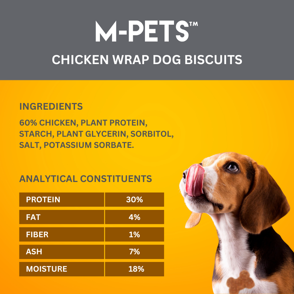 M PETS Chicken Wrap Biscuits Treats for Dogs image 3