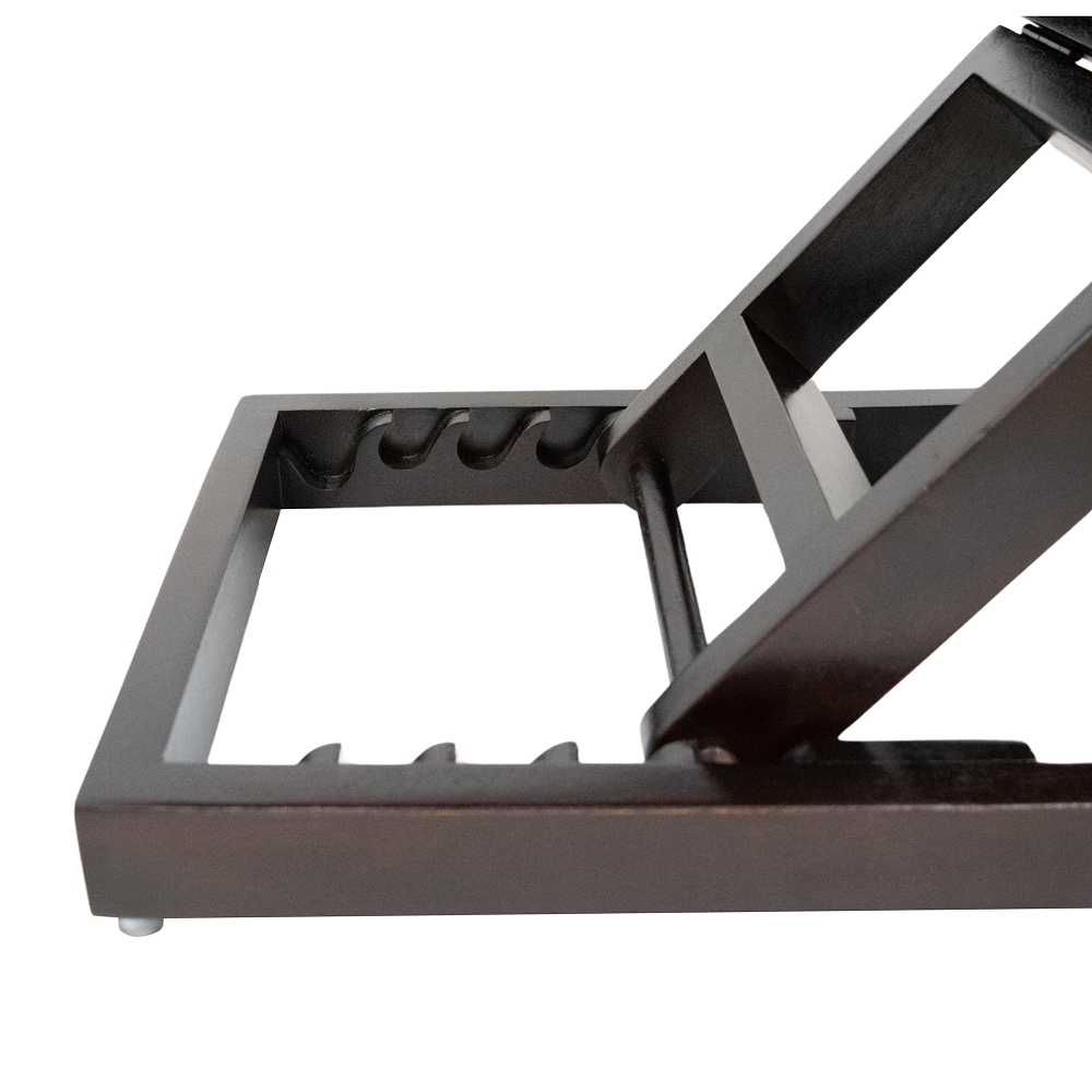 FurryLiving Wooden Ramp with Safety Rails for Dogs and Cats (Dark Brown) image 7