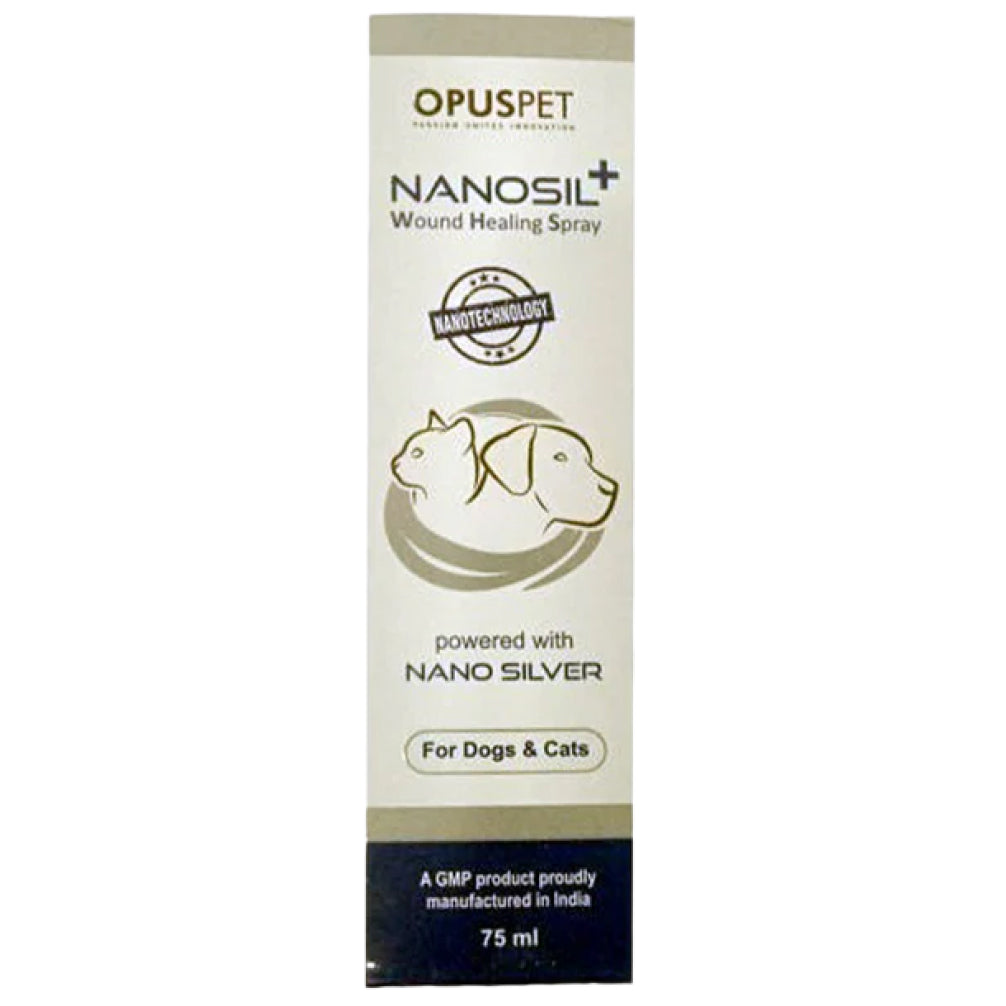 Opus Pet Nanosil Plus Wound Healing Spray for Dogs and Cats (75ml) image 2