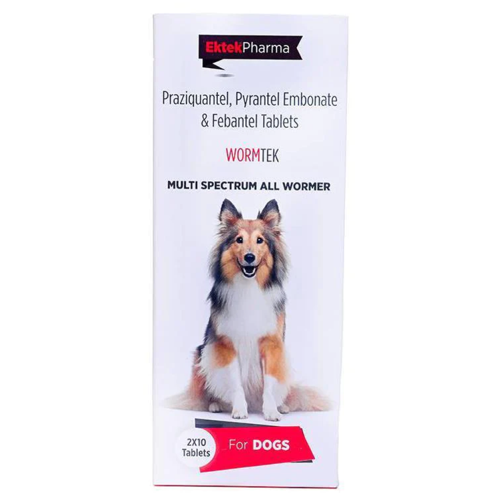 Ek Tek Wormtek Deworming Tablets for Dogs image 2